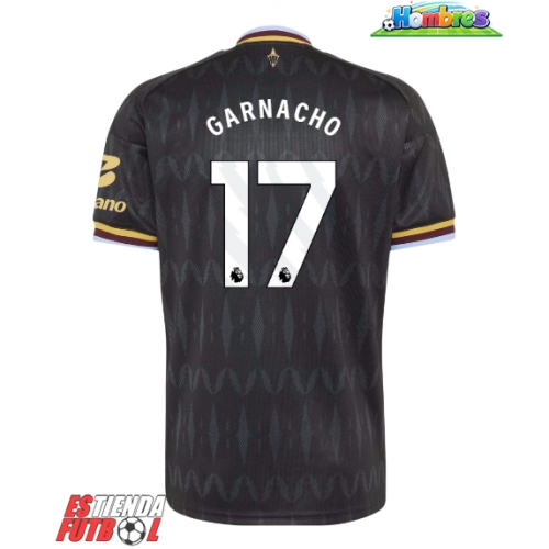 Aston Villa Alejandro Garnacho #17 Segunda Equipación 2026-27 Manga Corta